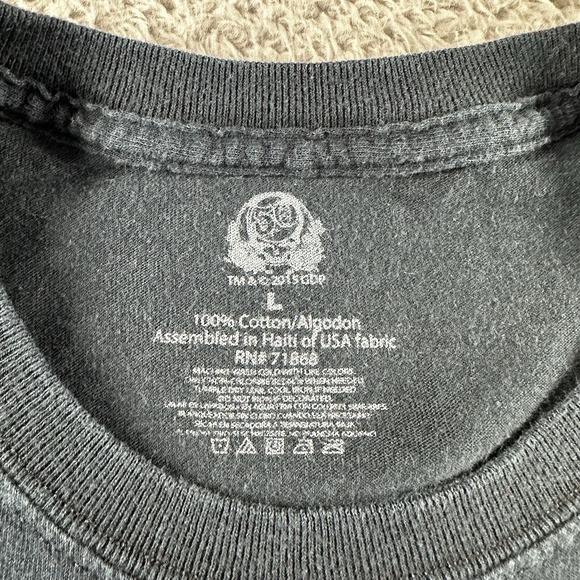 Grateful Dead Shirt Mens Large Black Skull Roses Vine Y2K Modern Retro Band Punk - Picture 4 of 10